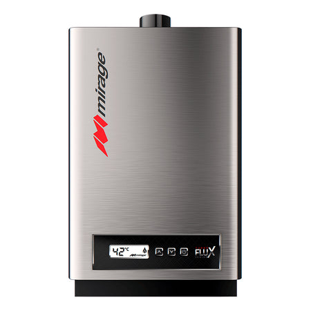 Calentador De Agua Mirage Inverter Plata Turbo Flux 2 Servicios