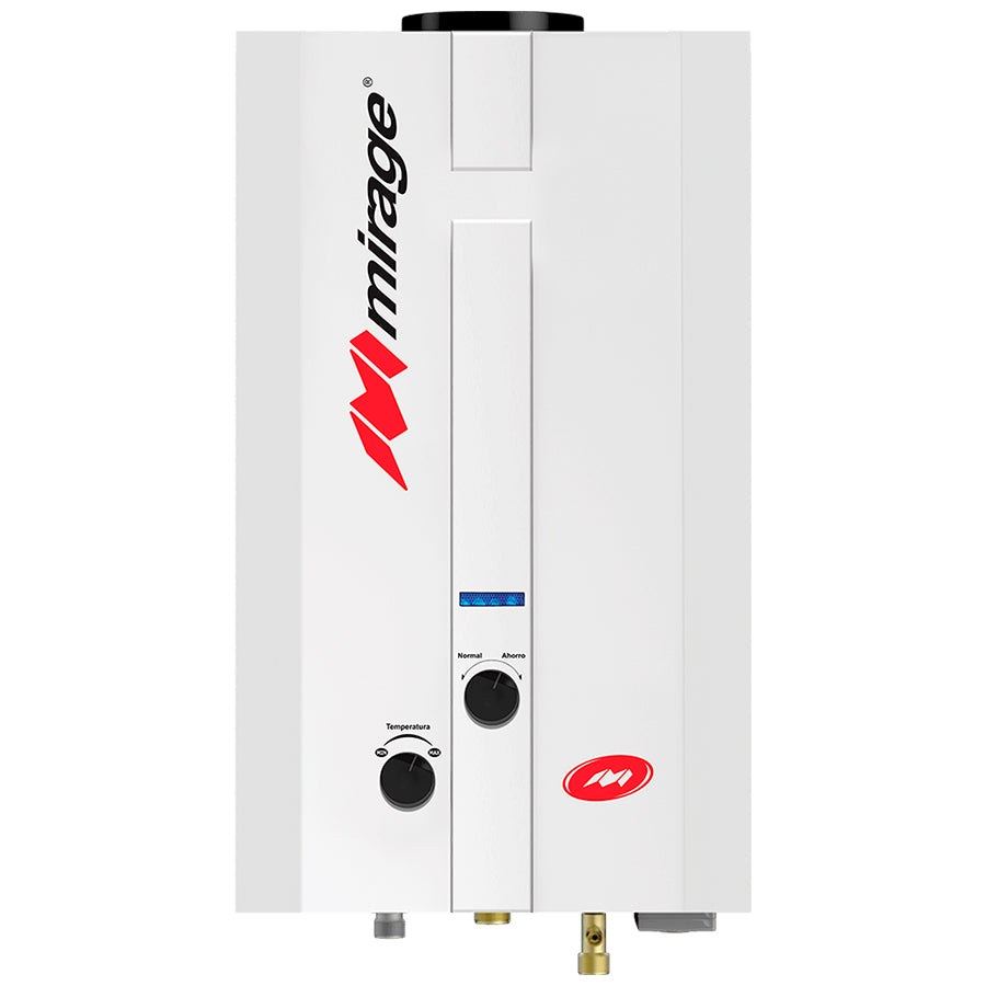 Calentador De Agua Mirage Turbo Flux Blanco 1 Servicio