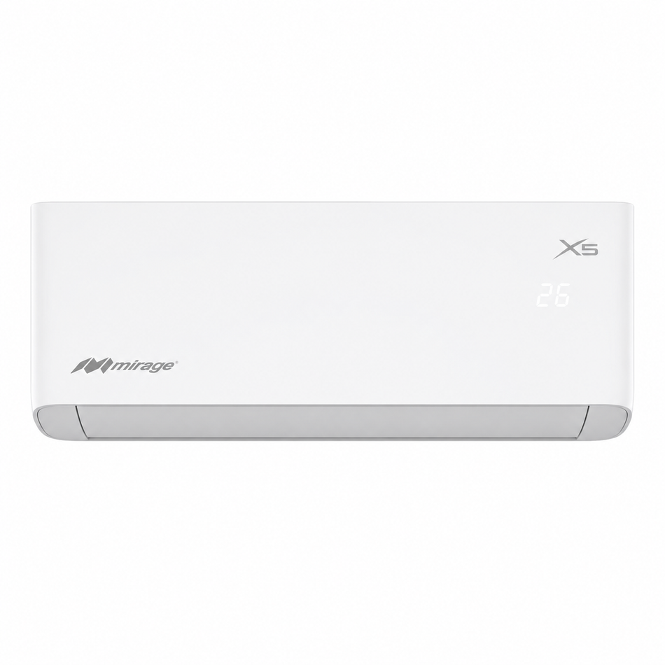 Aire Acondicionado Minisplit Mirage X5 1 Ton 12000 BTU Convencional (ON/OFF) Solo Frío 110 V SETCHF120C