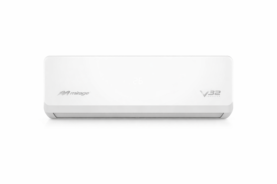 Aire Acondicionado Minisplit Mirage Inverter V32 1 Ton 12000 BTU Tecnología Inverter 17 SEER Solo Frío 220 V SETCVF121E