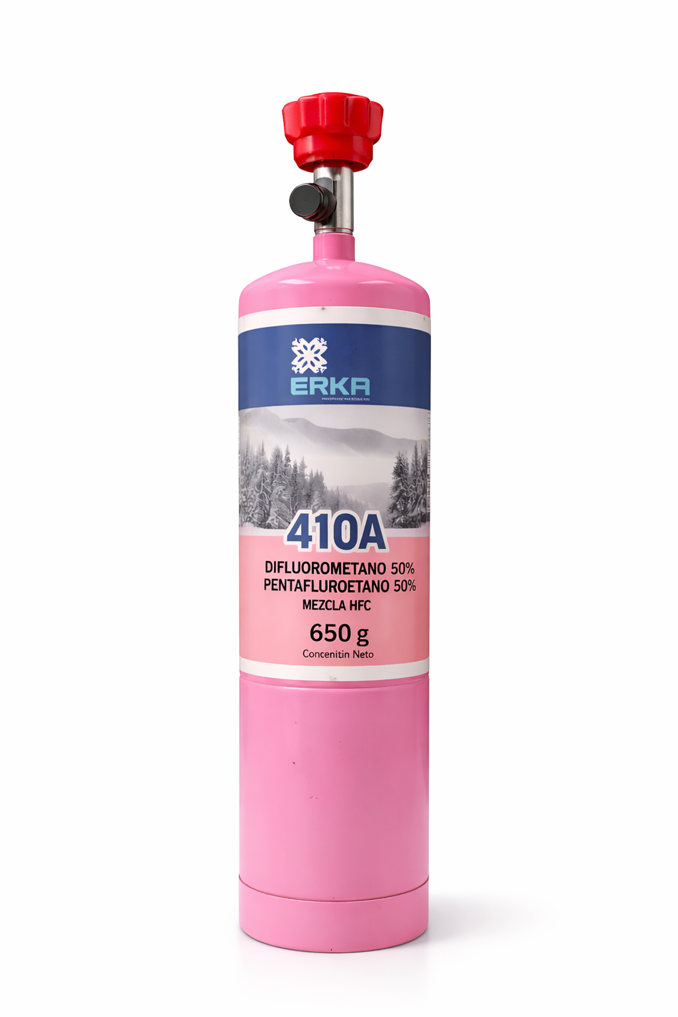 Lata Gas Refrigerante Erka R-410A 650 Gramos
