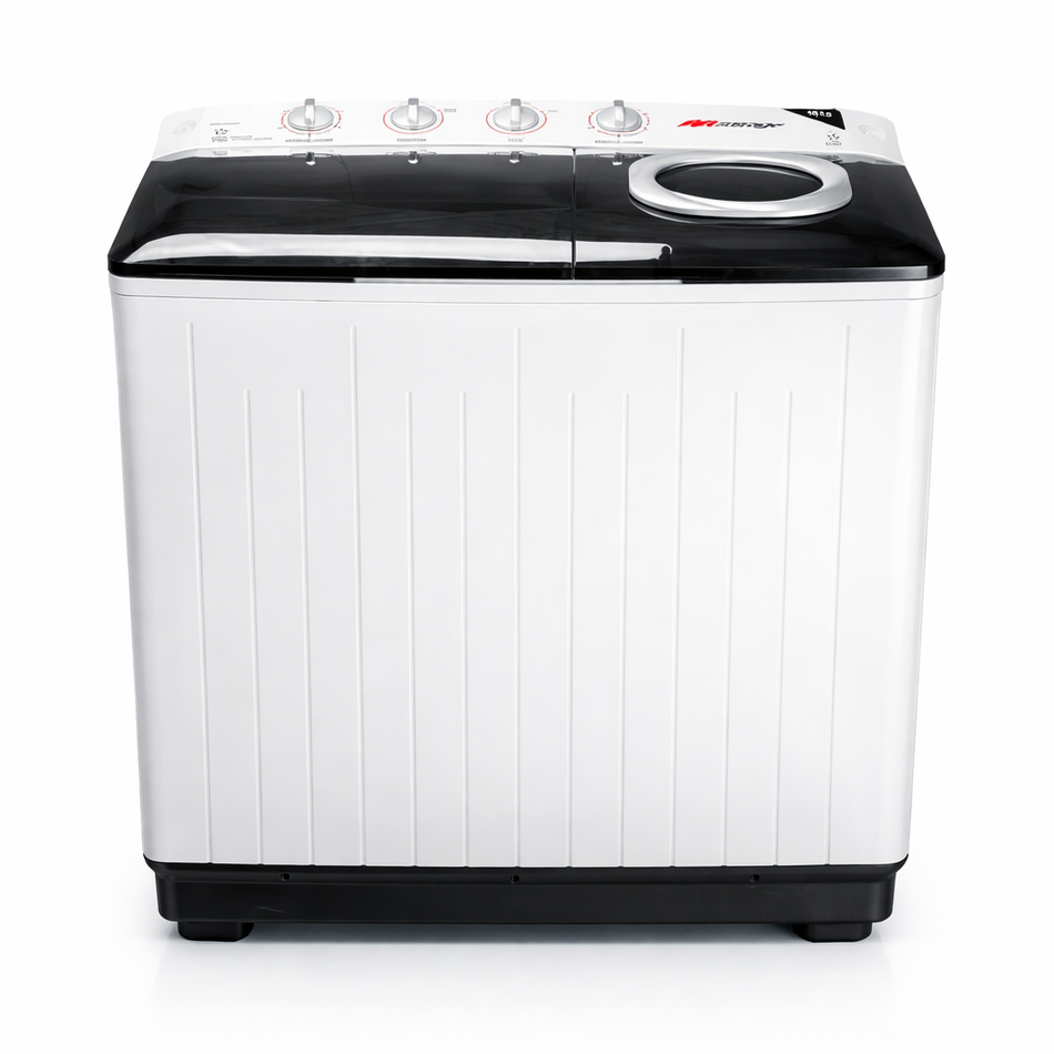 Lavadora Semi Automática Mirage 13 Kg 2 Tinas Carga Superior Blanca 110V