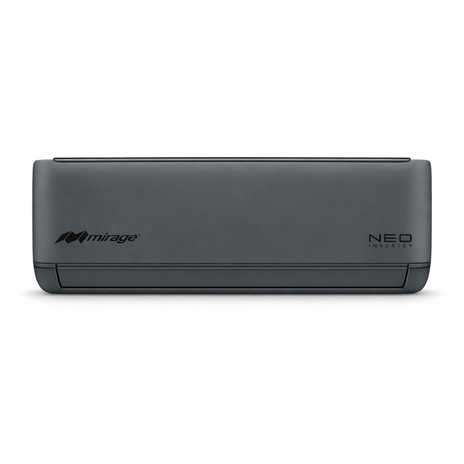 Aire Acondicionado Minisplit Mirage Neo Gris 1 Ton 12000 BTU Tecnología Inverter 21 SEER Frío Calor 220 V SETCNC121G