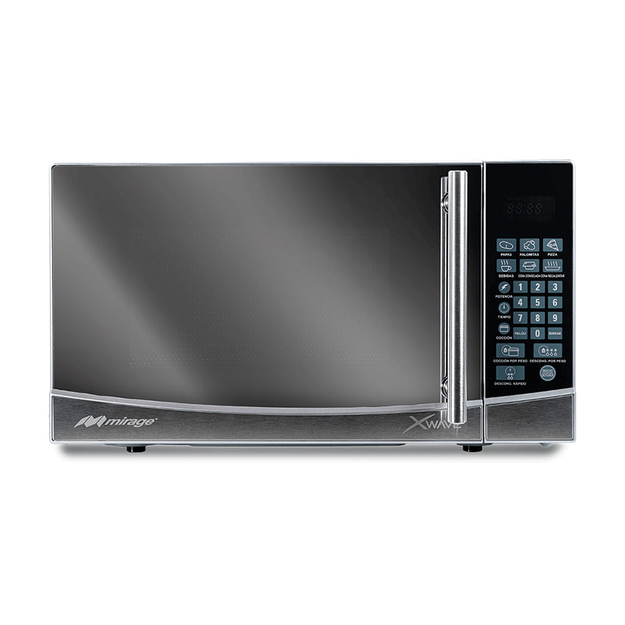 Microondas Mirage X Wave MWD020E – 0.7 Pies³, 700W, Display Digital Negro