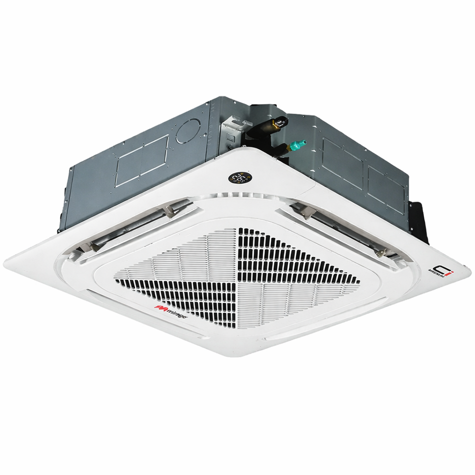 Aire Acondicionado Cassette Mirage 1.5 Ton 18000 BTU Tecnología Inverter Frío Calor 220 V CLC181N - SETEFC181M